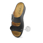 Minfot Petunia Sandaler Dam Stretch Svart