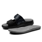 Minfot Sandaler Stretch Granit Svart