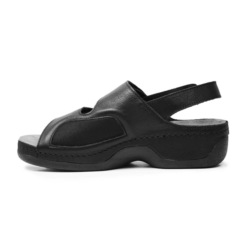 Produktbild 2 - Embla Hälsoskor Sandaler Ingrid Ergoflex Elastisk Hälrem Svart