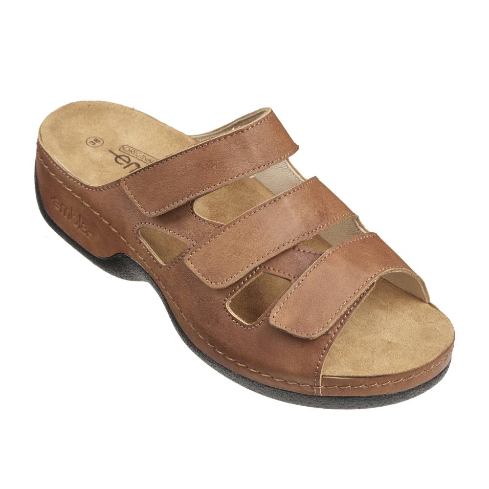 Embla Hälsoskor Sandaler Sofia Kastanj ergoflex