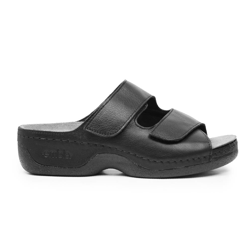 Embla Hälsoskor Sandaler Agnes Ergoflex Elastisk Svart