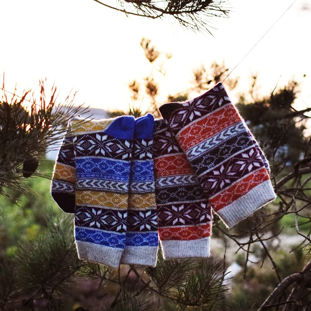 Produktbild 4 - Minfot Ullstrumpor Hytte 2-pack