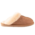 Shepherd Jessica Fårskinnstofflor Chestnut Brun