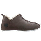 Shepherd Lina Fårskinnstofflor Stone Oiled Antique