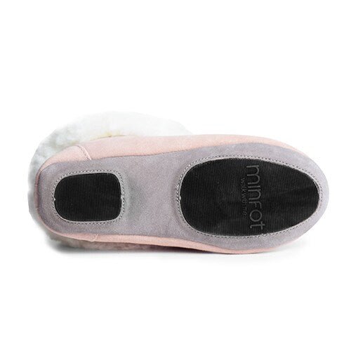 Minfot Fårskinnstofflor Soft Cosy Rose