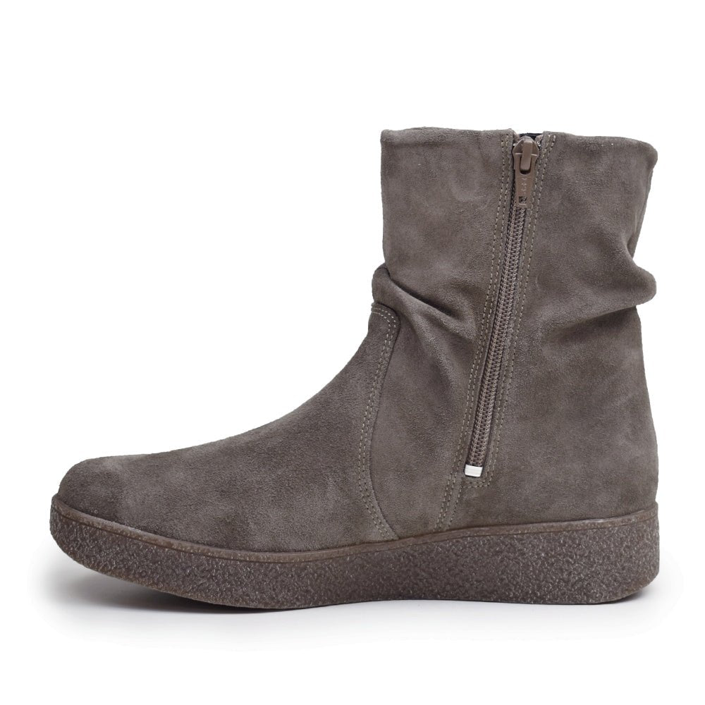 Minfot Marina Boots med Dragkedja Aquastop-TEX Taupe