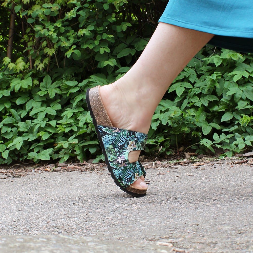 Minfot Sandaler Softstep Tropical Glow Svart