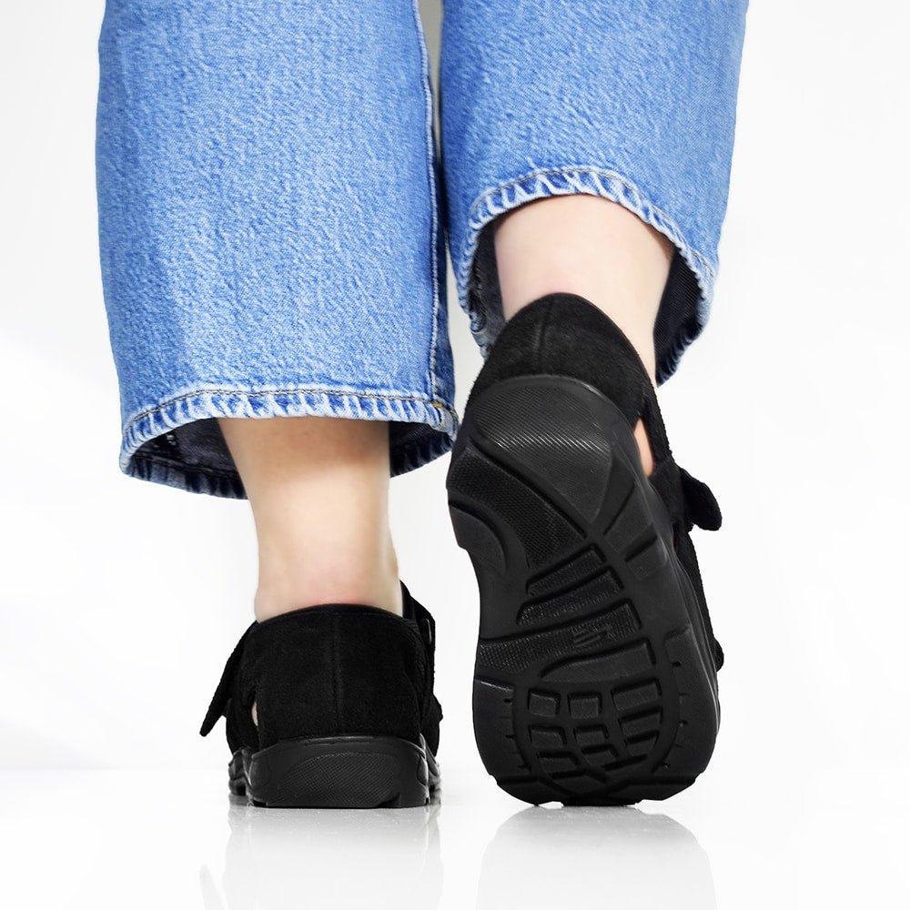 Minfot Sandaler Justi Svart Mocka