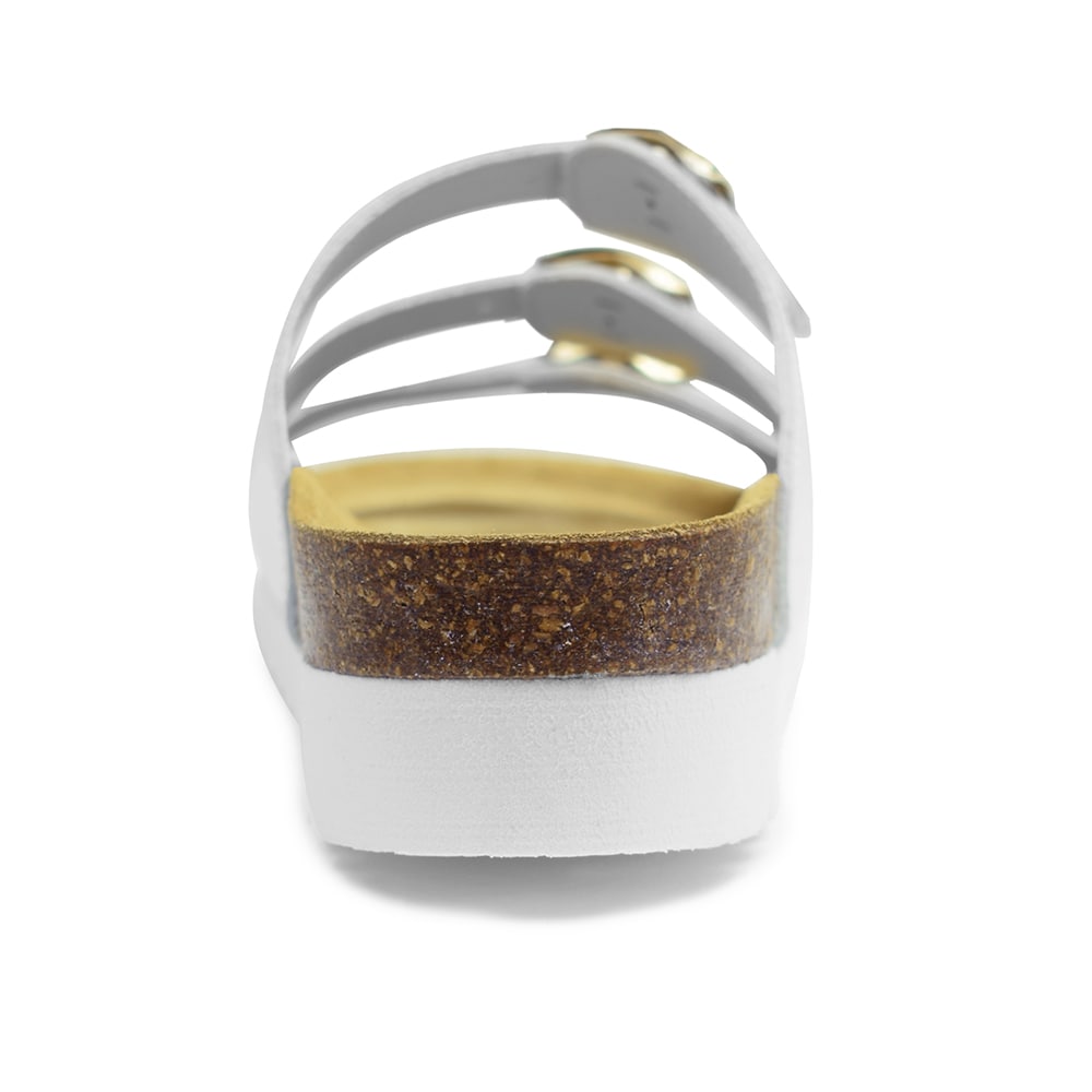 Minfot Sandal Mjuk Bio Vit Nappa