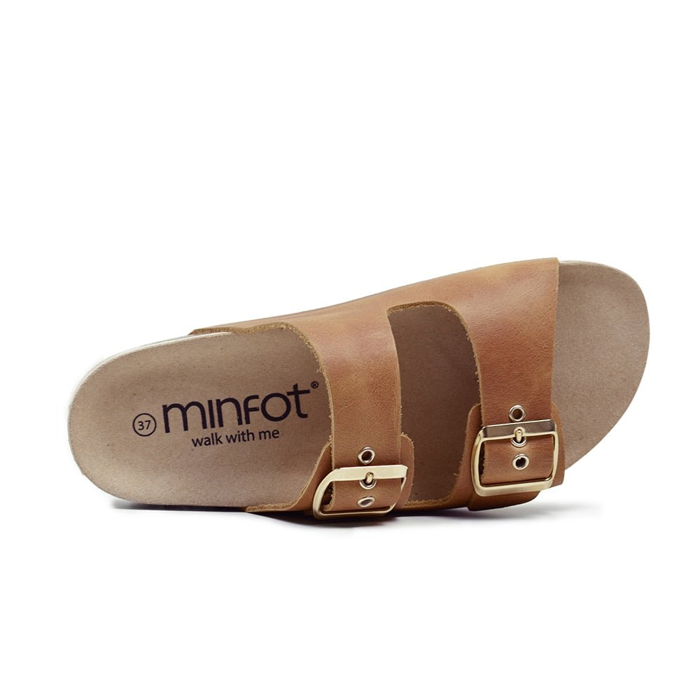 Produktbild 4 - Minfot Sandaler Primo Soft Ayo Läder Cognac