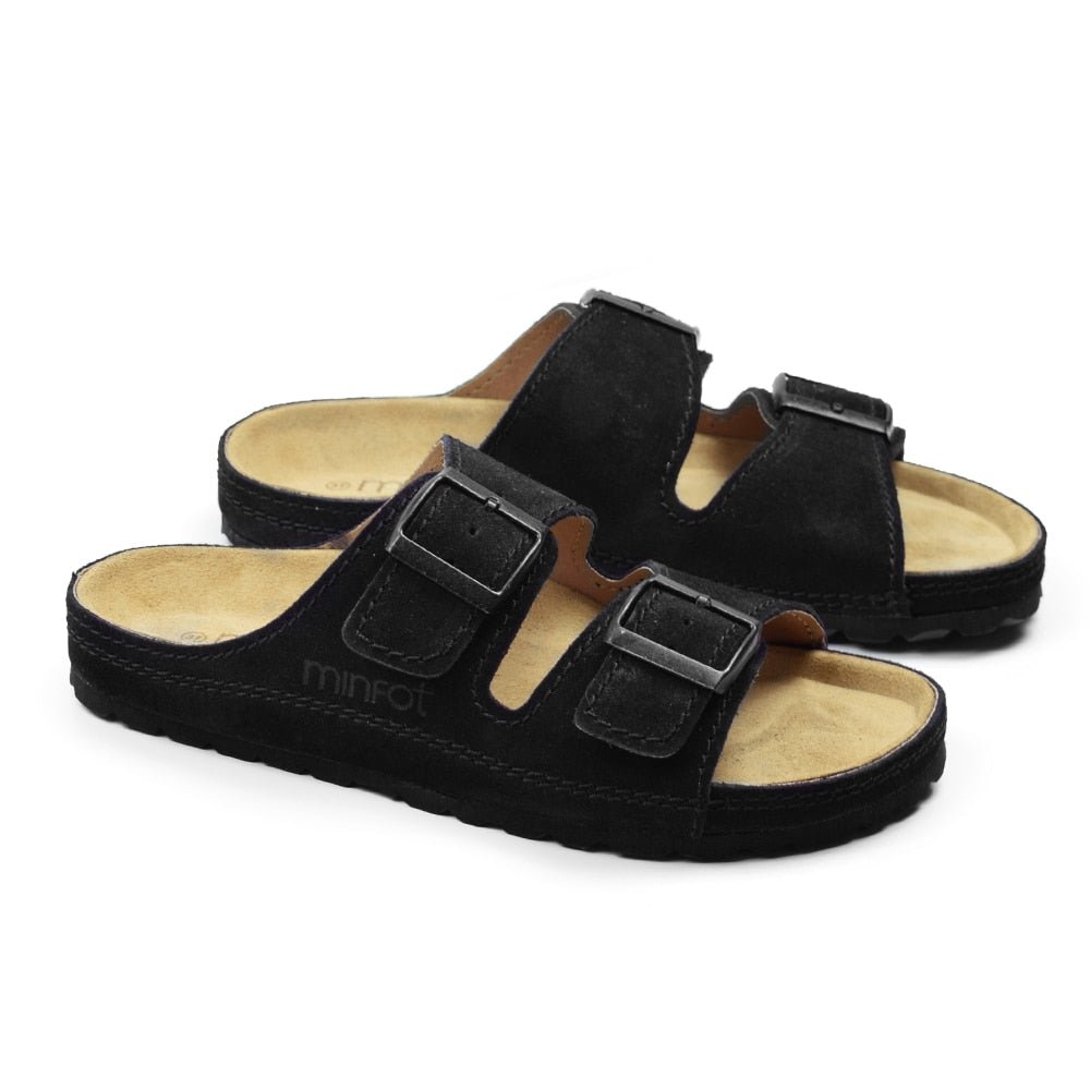 Produktbild 7 - Minfot Sandaler Voss Mocka Svart