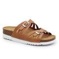 Scholl Sandaler Bioprint Ystad Dam Cognac