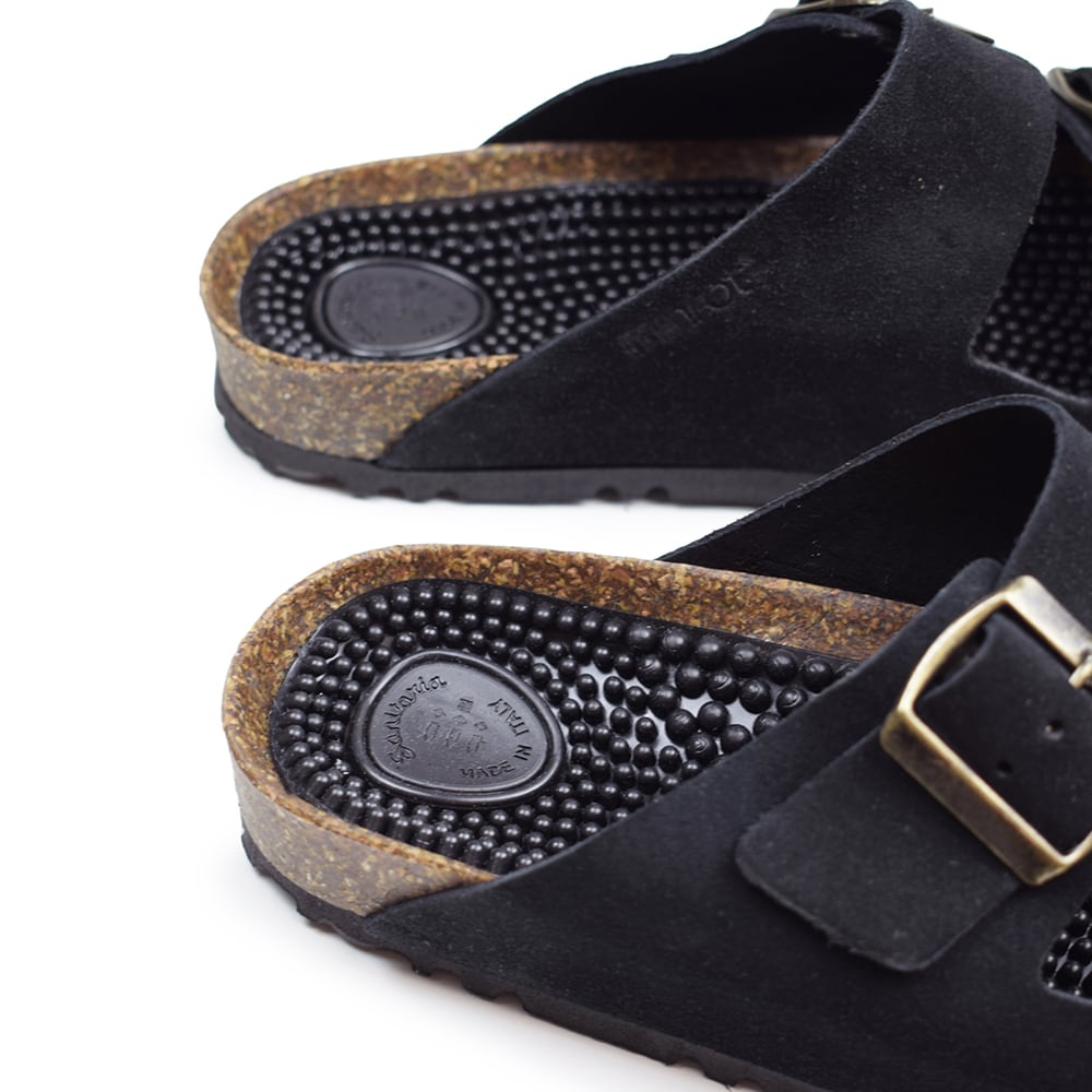 Minfot Massage Sandaler Bio Mocka Svart