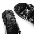 Minfot Massage Sandaler Fjäril Svart