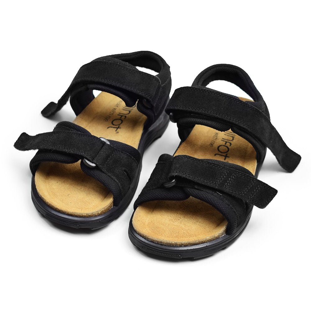 Produktbild 5 - Minfot Sandaler Flex Svart Mocka