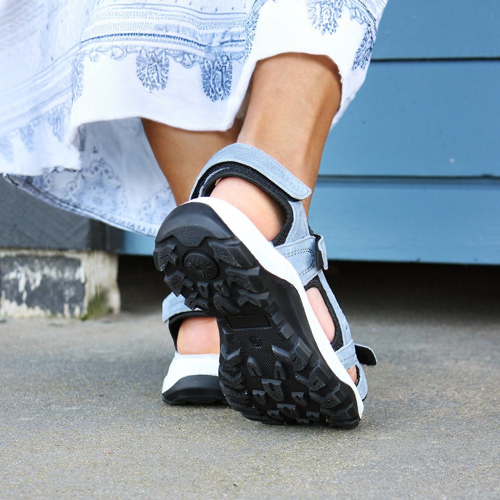 Produktbild 15 - Minfot Sandaler Sandhamn Dam Mocka Duvblå