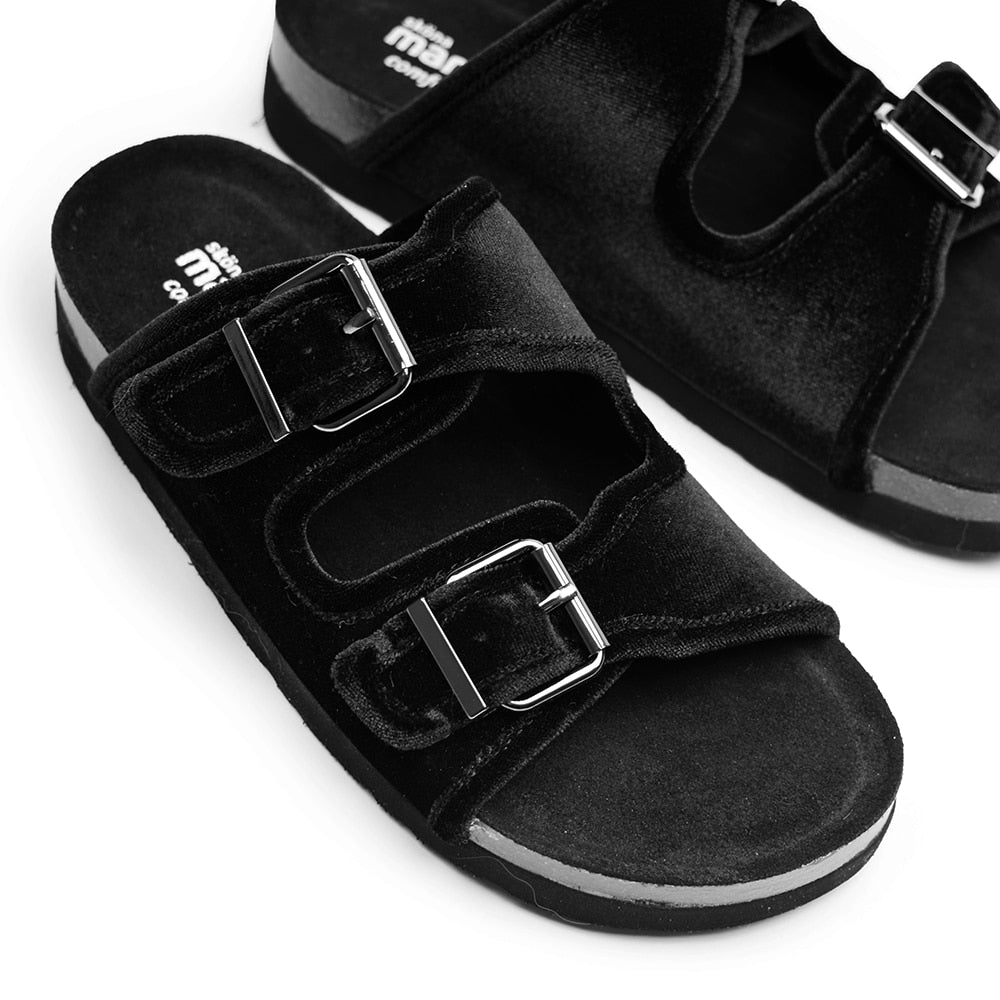 Sköna Marie Sandaler Adele Svart