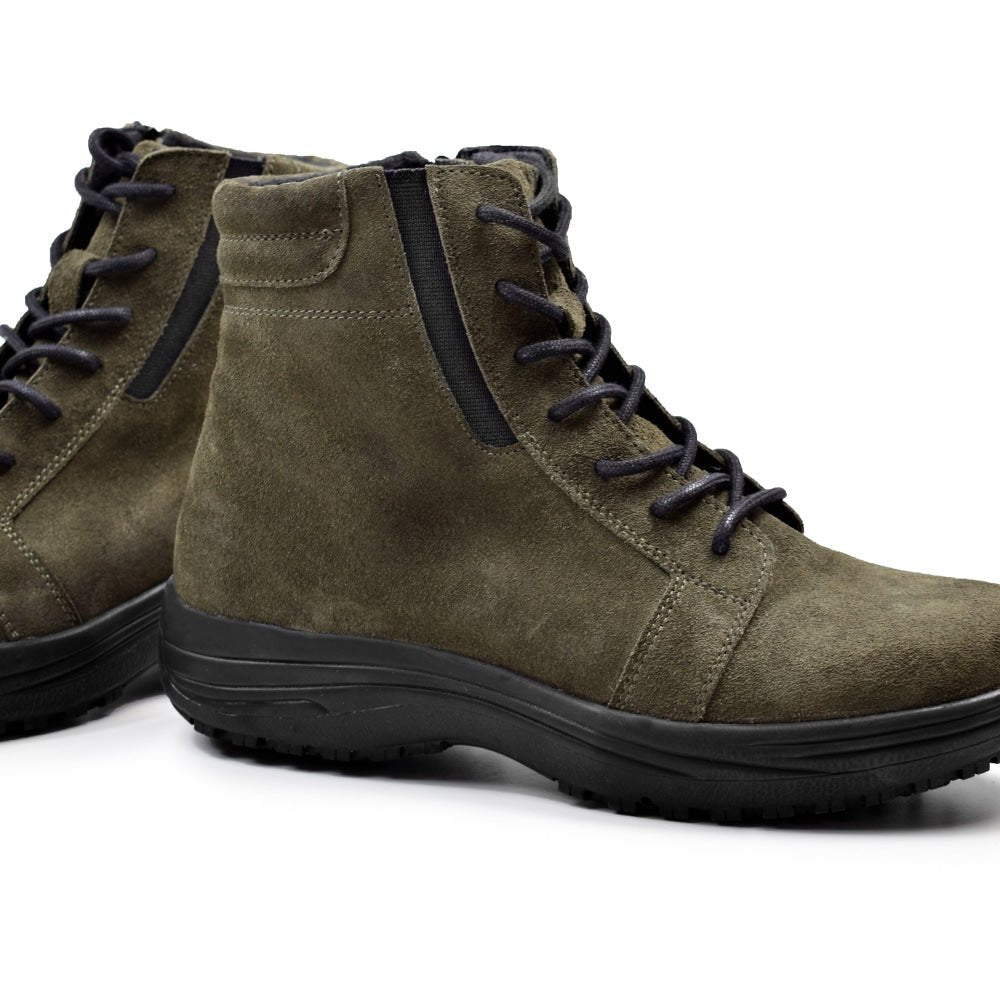 Minfot Kängor Nora Mocka Dam Grön