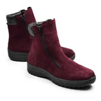 Minfot Dubbskor Boden Mocka Ull Bordeaux