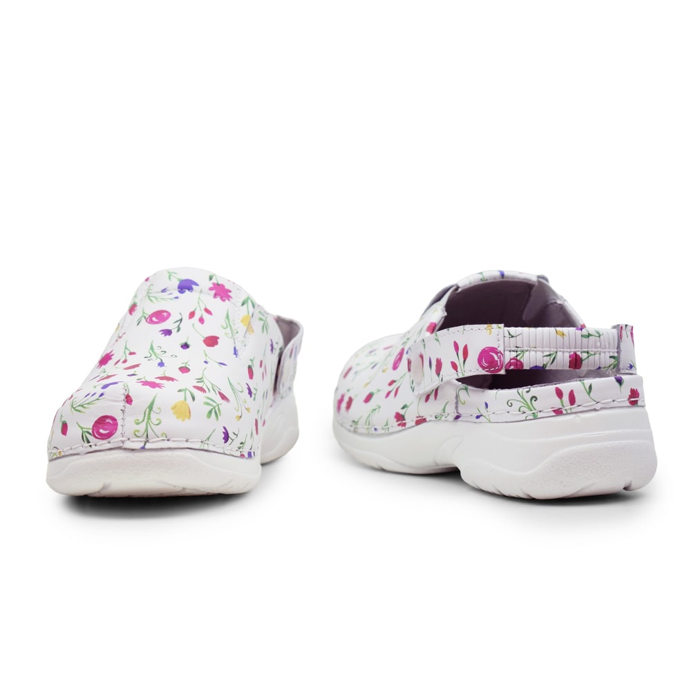 Minfot Arbetsskor Mjuk Toffel Blommig