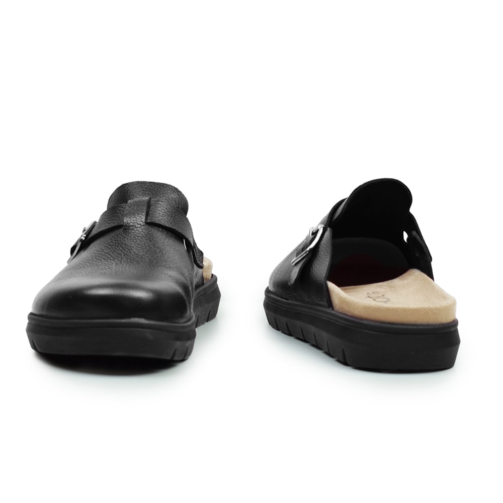 Minfot Mjuk Toffel Soft Svart Skinn