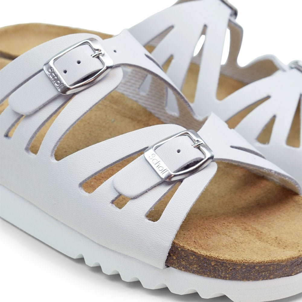 Scholl Sandaler Bioprint Ystad Dam Off-white