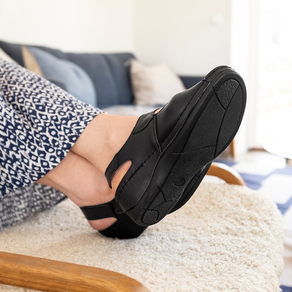 Minfot Sandaler Stretch Iris Hälrem Svart