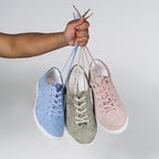 Minfot Aveny Sneaker Dam Mocka Ljusblå