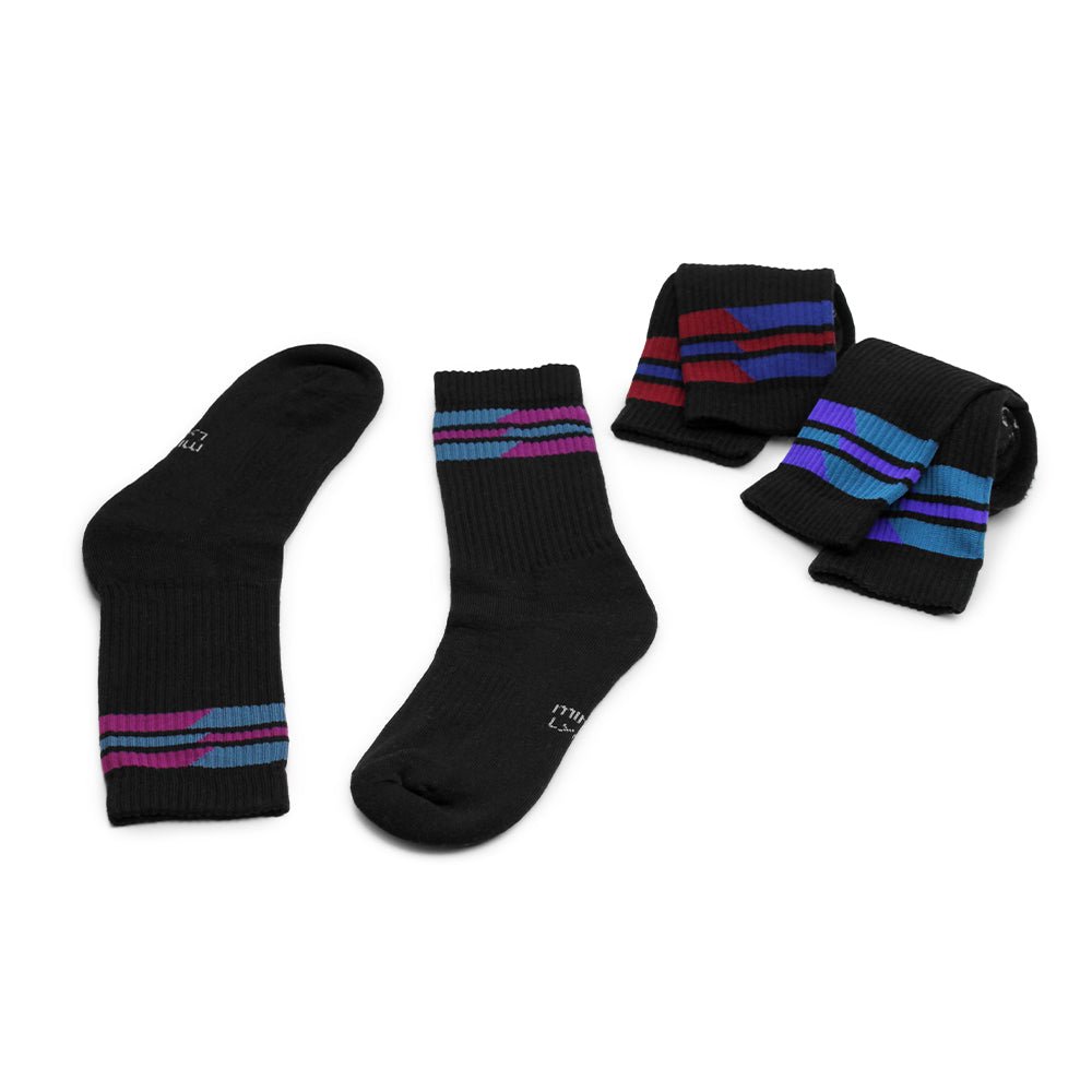 Produktbild 6 - fuktabsoberande-sportstrumpor-lyocell-rush-svarta-3-pack