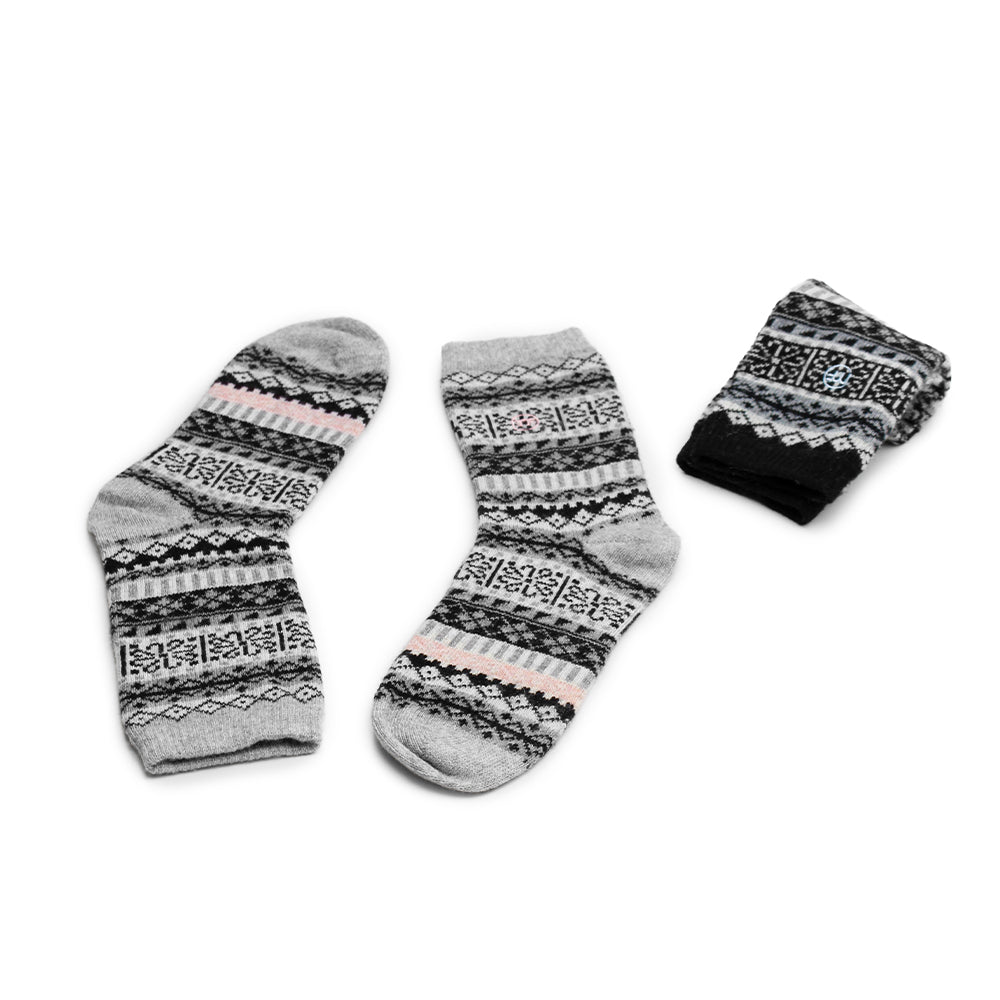 Minfot Geilo Ullstrumpor Svart 2-pack