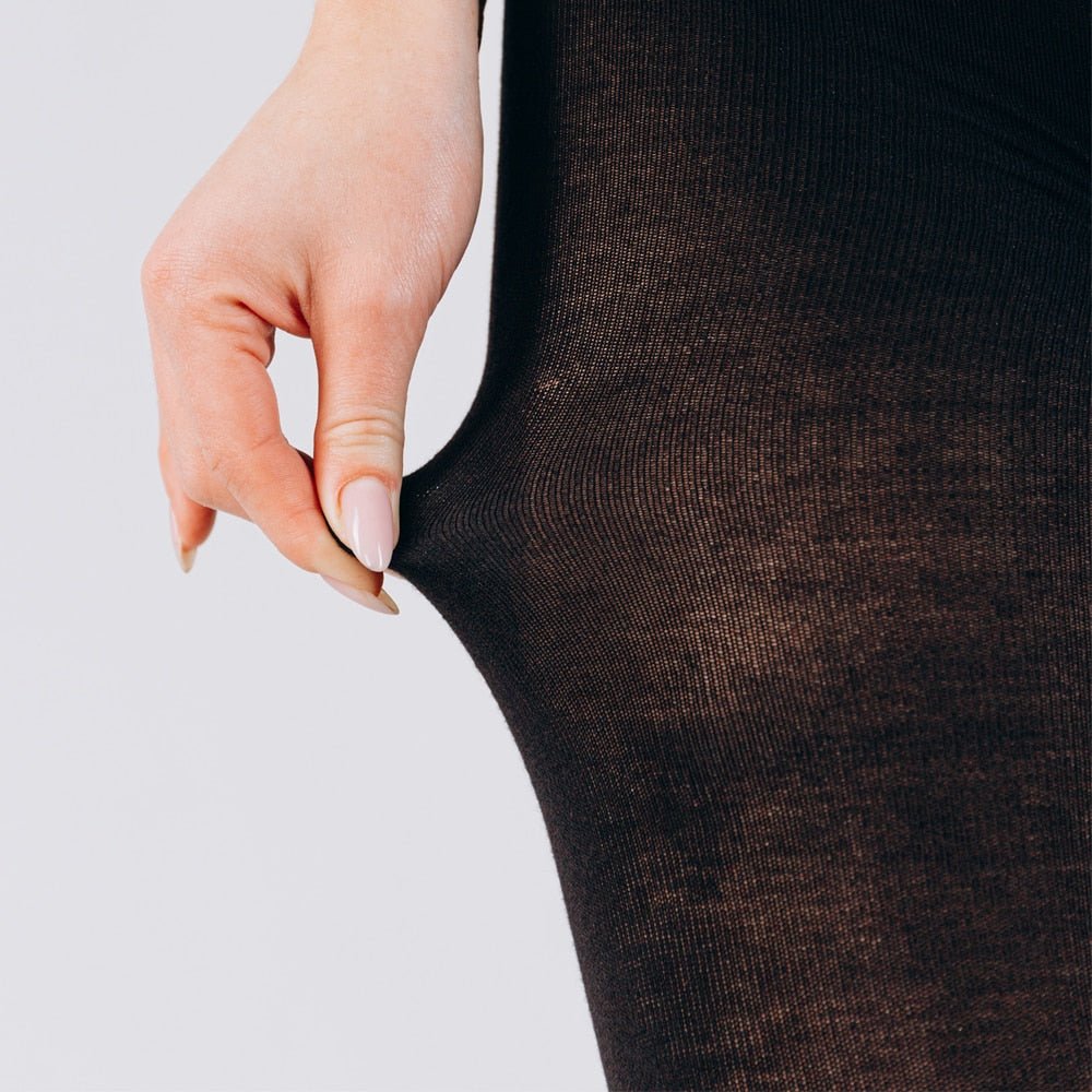 Produktbild 2 - Giulia Lucky Cotton Strumpbyxor Bomull 200 den Svart