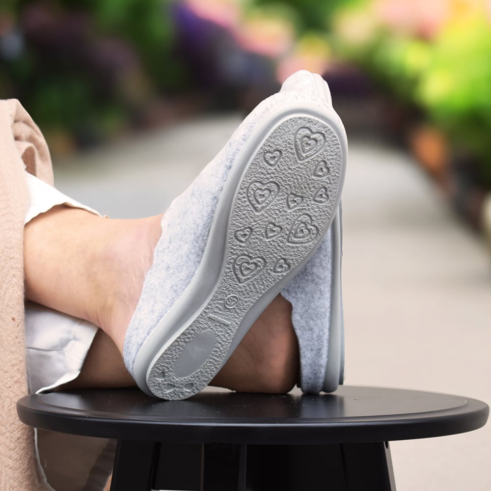 Produktbild 2 - Minfot Tofflor Relax Ljusgrå