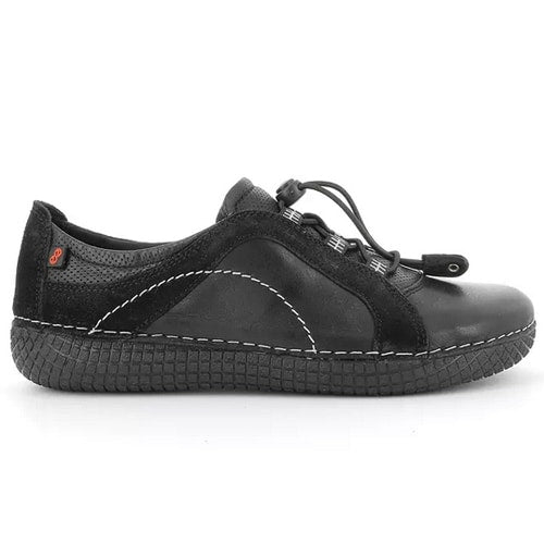 Green Comfort Marina Sneakers Elastic Lace Black