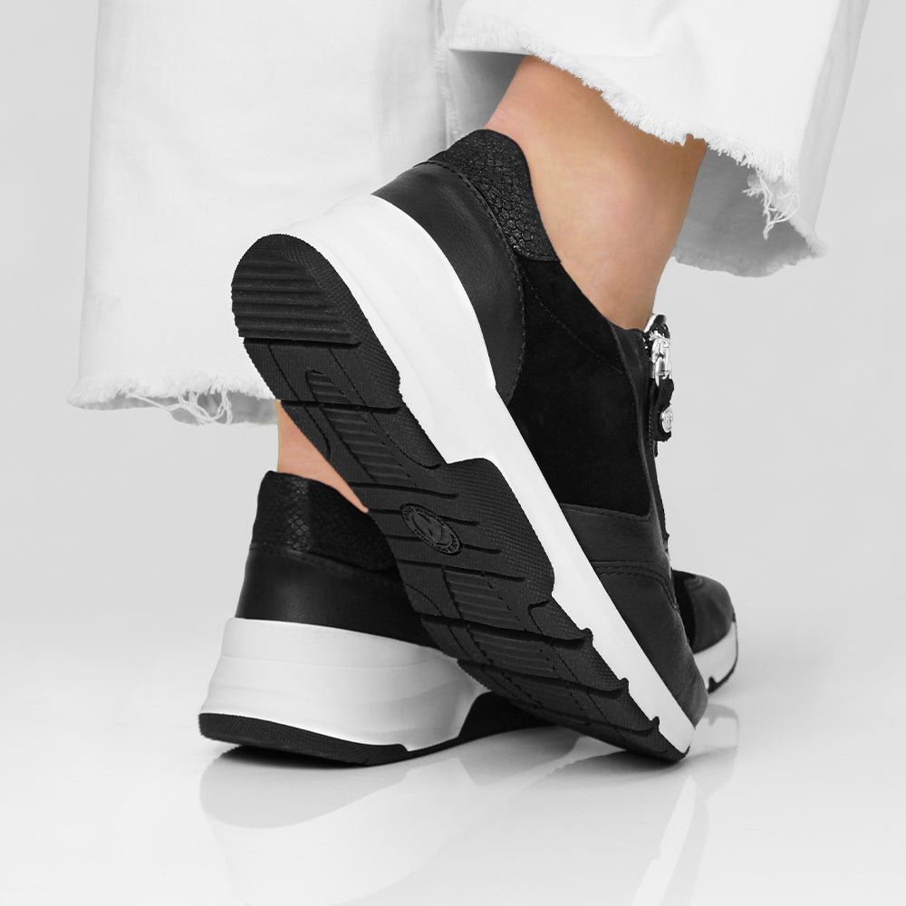 Minfot Sneaker Softrole Lux Stretch Svart