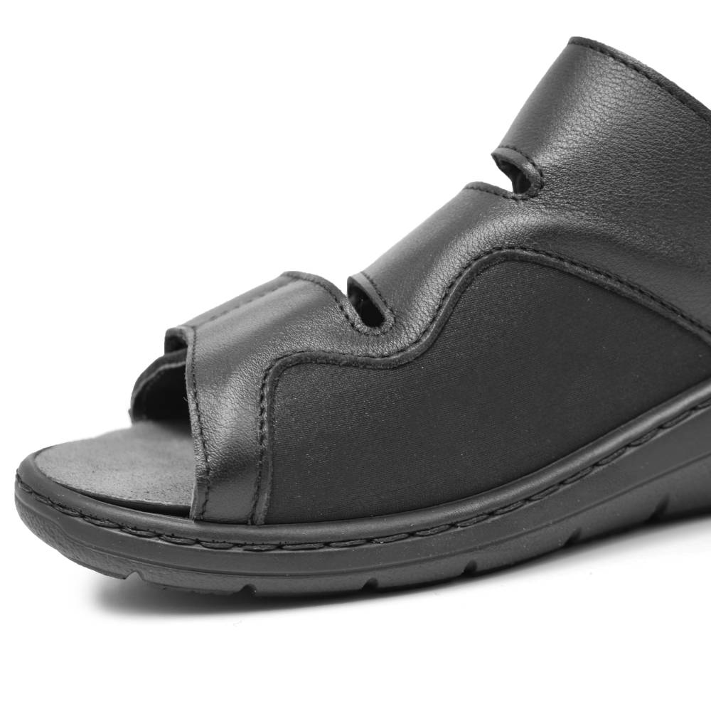 Produktbild 3 - Embla Hälsoskor Sandaler Linn Ergoflex Elastisk Hälrem Svart