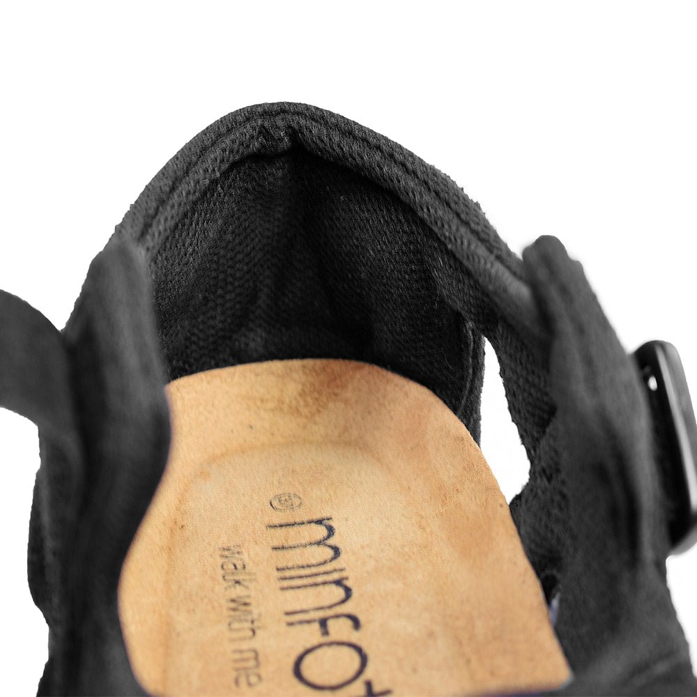 Produktbild 10 - Minfot Sandaler Justi Svart Mocka