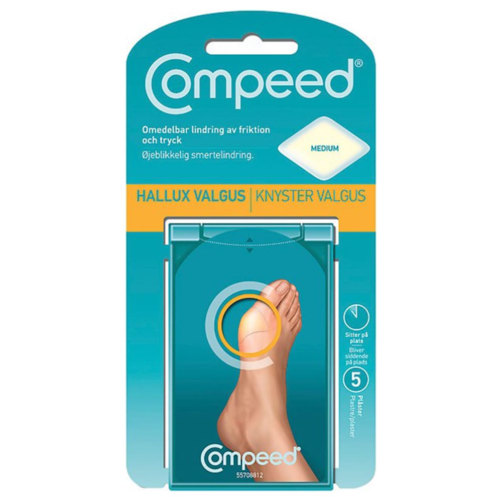 Compeed Hallux Valgus Plåster 5-pack