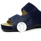 Minfot Skagen Sandaler Dam Stretch Navy