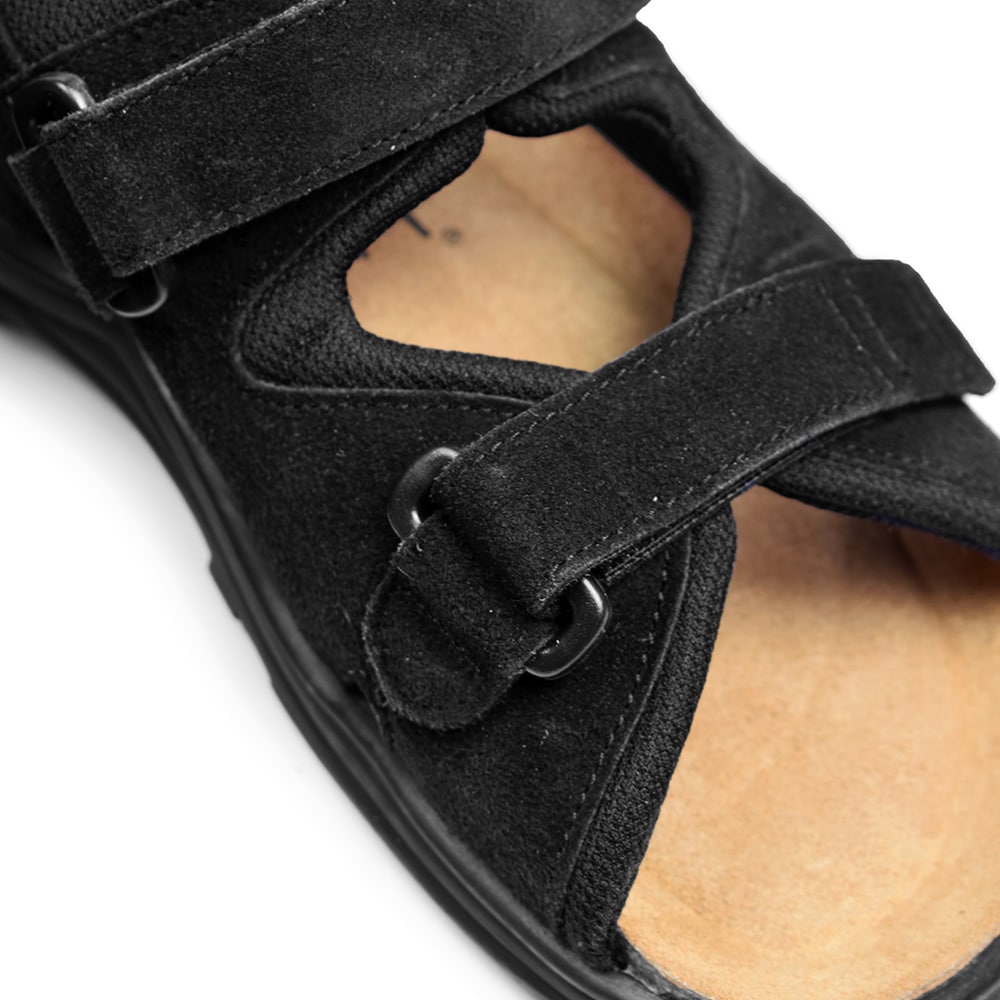 Produktbild 12 - Minfot Sandaler Justi Svart Mocka