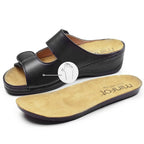 Minfot Petunia Sandaler Dam Stretch Svart