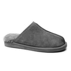 Minfot Fårskinnstofflor Slip-on Orust med sula Grå