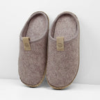 Minfot Cabin Tofflor Unisex Ull Brun