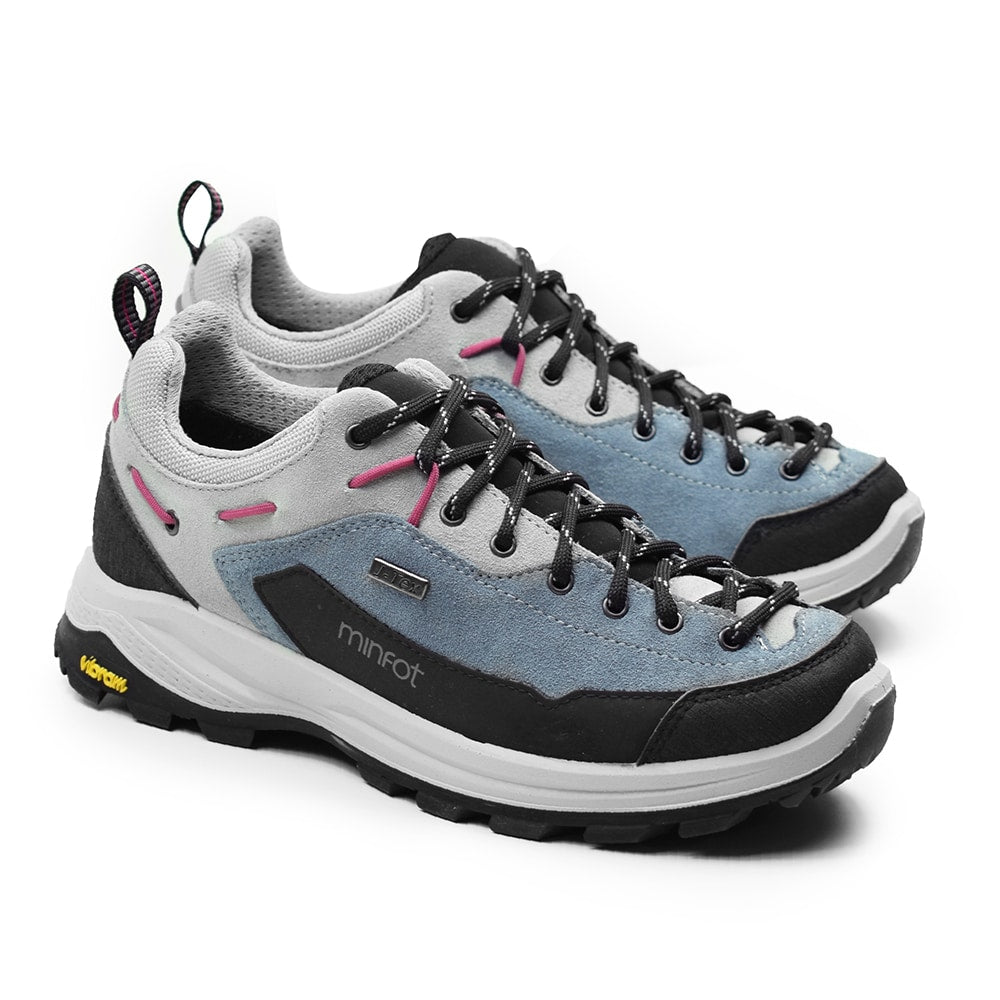 Minfot Ellne Walkingskor J-Tex Ljusblå
