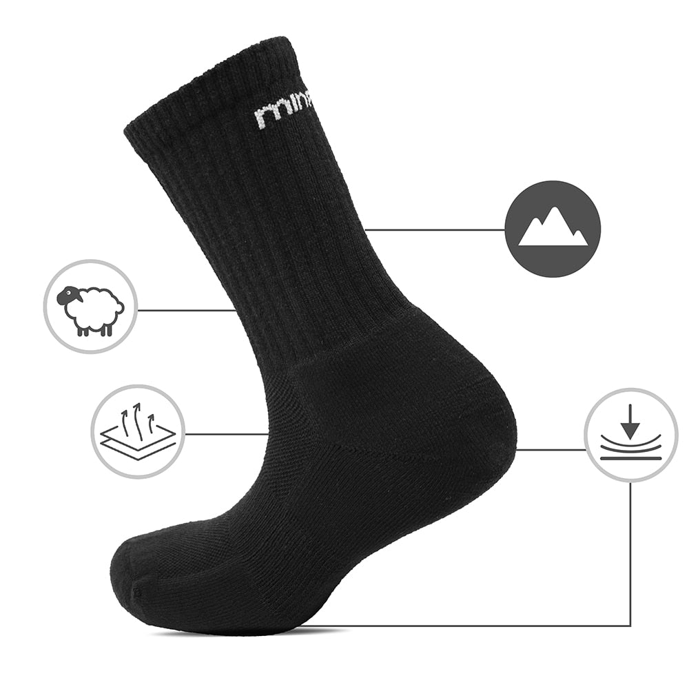 Produktbild 2 - hiking-strumpor-minfot-allday-svart