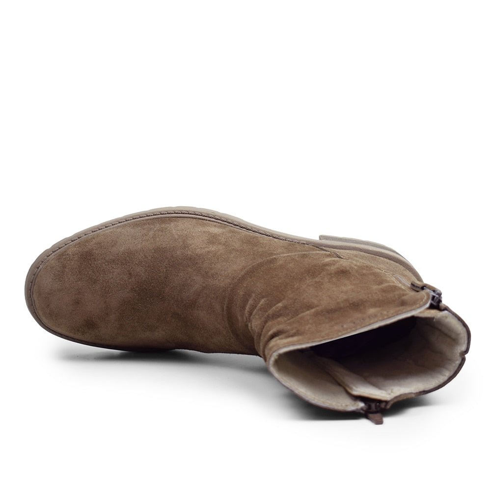 Minfot Jolie Boots med Gummiklack Zip Aquastop-TEX Stone