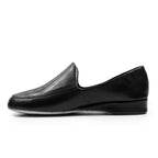 Minfot Herrtofflor Hans Läder Hälkappa Svart