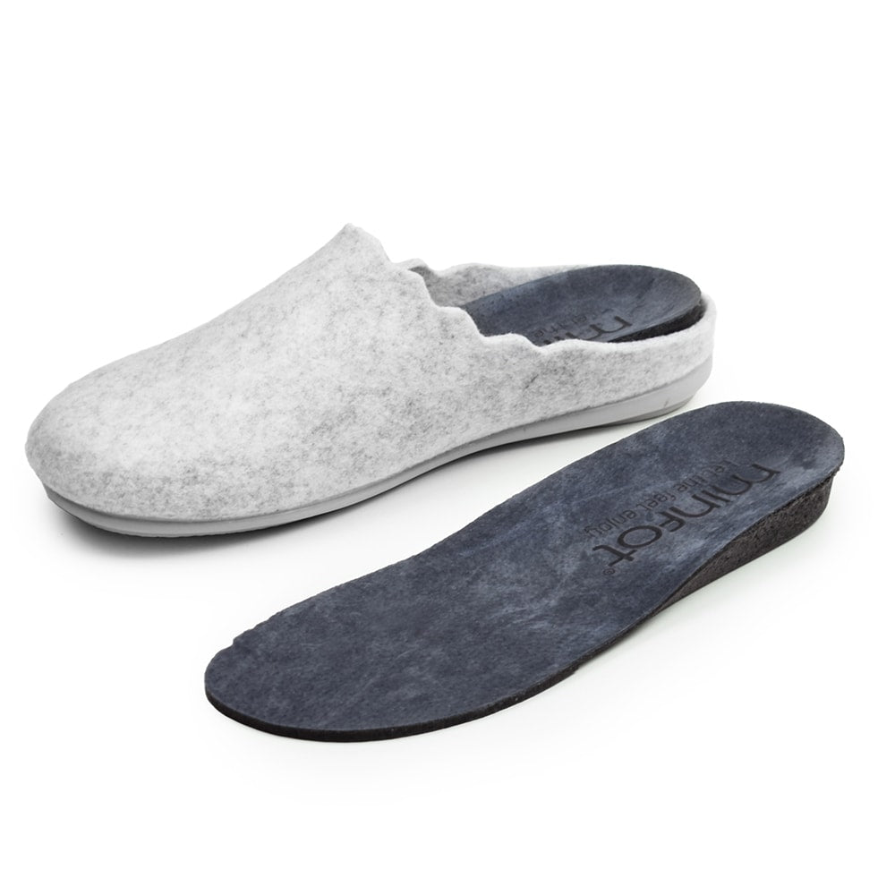 Produktbild 9 - Minfot Tofflor Relax Ljusgrå