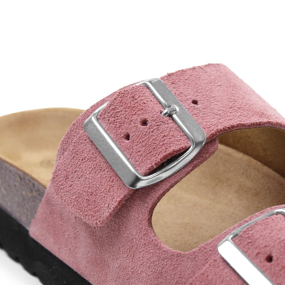 Minfot Moa Sandaler Dam Mjuk Bio Mocka Antik Rosa