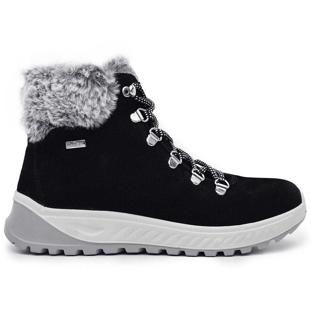 Minfot Sala Kängor Mocka J-Tex Svart