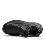 Minfot Arthur Breda Skor Kardborre Stretch Skinn Svart